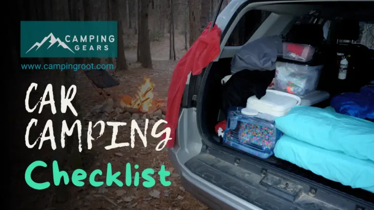 Car Camping Checklist